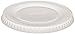 Dixie PL4 Plastic Lid Fits 3.25 oz. and 4 oz. Dixie Plastic Souffle Cups, Translucent (Case of 24 Sleeves, 100 Lids per Sleeve)