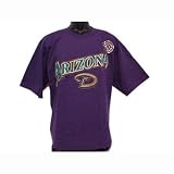 MLB Arizona Diamondbacks Print Applique Team Color Crew Neck T-Shirt