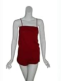 VELVET Red One Piece Shortall Romper