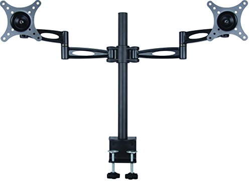 VIVO Dual LCD Monitor Desk Mount Stand Foldable/Articulating 2 Screens up to 27" (STAND-V002Y)