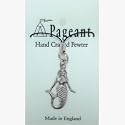 Pewter Mobile Phone or Bag Charm-Mermaid
