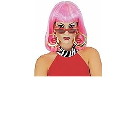 Hoop Earrings with Lips Halloween Costume Accessories
