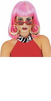 Click here to buy Hoop Earrings with Lips Halloween Costume Accessories.