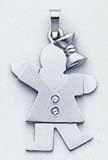 Girl Diamond Childs Charm - XK443AA