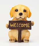 ウェルカムボードドック　ゴールデンレトリバー