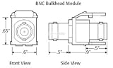41084-BIF Leviton QuickPort BNC Adapter Connectors