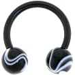 Bioplast Black Marble Circular Horse Shoe