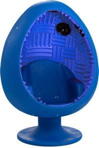 5.1 Sound Egg Chair - Blue/Blue