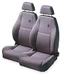Bestop 3934609 TrailMax Thermal Pro Charcoal Fabric Front High Back Seat