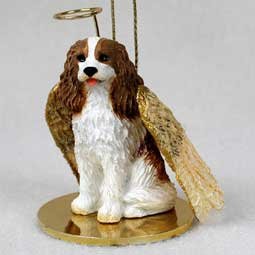 CAVALIER KING CHARLES Brown n White Angel Tiny DTA80A