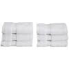Superior 900 Gram Egyptian Cotton 6-Piece Face Towel Set, White