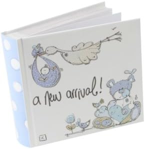 Tracey Russell Designer Blue New Arrival Baby Photo Album