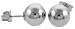 Sterling Silver Large 5/16 (8.0 mm) Ball Stud Earrings.