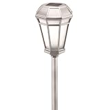 Malibu Outdoor One-Light Solar-Powered Walk Light, Pewter #LZ305P