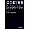 Goethe Werke Hamburger Ausgabe. 14 Leinenb�nde in Schmuckkassette: Werke, 14 Bde. (Hamburger Ausg.), Bd.12, Schriften zur Kunst