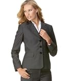 Anne Klein Three-Piece Pinstriped Pant Suit