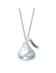 Large Hersheys Kiss Flat Back Pendant