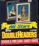 1989 Topps All-Star Doubleheader Baseball Cards Unopened Wax Box