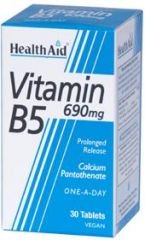HealthAid Calcium Pantothenate (Vitamin B5) 750mg