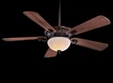 Victorian Volterra Ceiling Fans F712-VB Uplight Minka Aire Great Room Fans - FREE SHIPPING