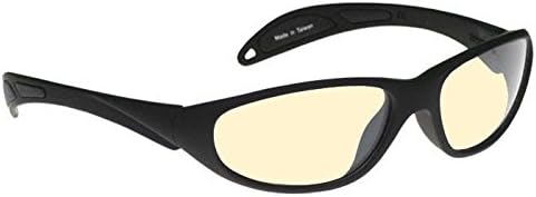 Computer Glasses with Sheer Glare Peach Double Sided Anti Reflective Lenses - Maxx Wrap Frame - 59/36-20-145