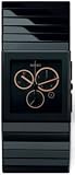 Rado Mens R21714172 Ceramica Black Rose-tone Subdial Watch