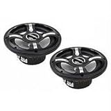 New Bazooka Mac6502b 6.5inch Black Marine Coaxial Speaker Aluminum Dome Tweeters Practical