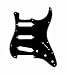 Fender Pickguard - Strat 3 Single Coils- Black