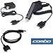 3-piece Value Combo Pack of Sony Ericsson K750, W800, D750, Z520, W600i, W550i, Z525, W300i, Z530i, W810 Includes: Vehicle Cigarette Lighter Power Charger with Ic Chip + USB Data Cable + Home Wall Travel Plug in Ac Charger