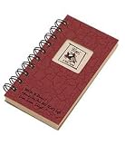 Wine, A Wine Journal - MINI Cranberry Hard Cover (prompts on every page, recycled paper, read more...)