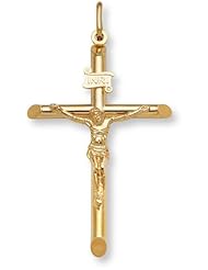 Gold Crucifix Pendant - 14K Gold