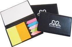 Bulk Buy: Knit Happy Gifts Crochet Happy Sticky Note Organizer Black (3-Pack)