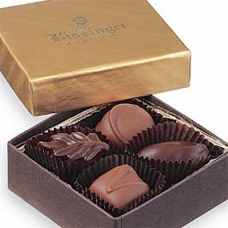 Bissinger's Four Piece Sampler by Bissinger's Handcrafted Chocolatier
