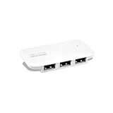 Gear Head 4-Port USB 2.0 Hub for Mac - White (Data & Power Cable) (UH4250MAC)