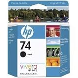  : HP 74 Black Inkjet Print Cartridge