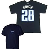 Chris Johnson Tennessee Titans Navy Player T-Shirt - XXL