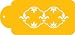 Designer Decorating Stencil, Fleur de Lis., 2.4"H x 5.6"W in finished size