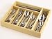 Cambridge Silversmiths Codie Flatware Set with Wood Tray 45-pc.