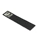Black Italian Leather Photo Bookmark