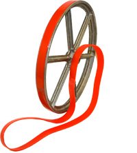 URETHANE BAND SAW TIRES 1-1/2" WIDE BY 20" DIAMETER