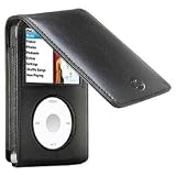 DLO HipCase Leather Folio Case for 80/120/160 GB iPod classic 6G (Black)