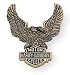 Eagle With Feathered Wings Accessories Stick On Emblems