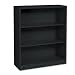 HON Metal Bookcase, 3 Shelves, 34-1/2 W by 12-5/8 D by 41... HON Metal Bookcase, 3 Shelves, 34-1/2 W by 12-5/8 D by 41...