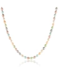 Multi-Pastel Potato Freshwater Cultured Pearl Necklace