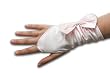 Shiny Stretch Satin Spandex Fingerless Sleeve Gloves