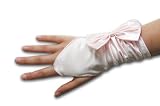 Shiny Stretch Satin Spandex Fingerless Sleeve Gloves