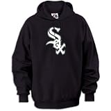 Chicago White Sox Majestic Black Tek Patch Hooded Sweatshirt