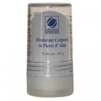 GRAVIER Déodorant Corporel Pierre d'Alun - 60 g