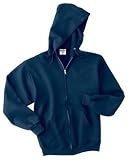 JERZEES - Full Zip Hooded Sweatshirt True Navy-3XL