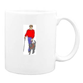 Mug with blind, dog, labrador, guide, working, canine, retriever by Blinds